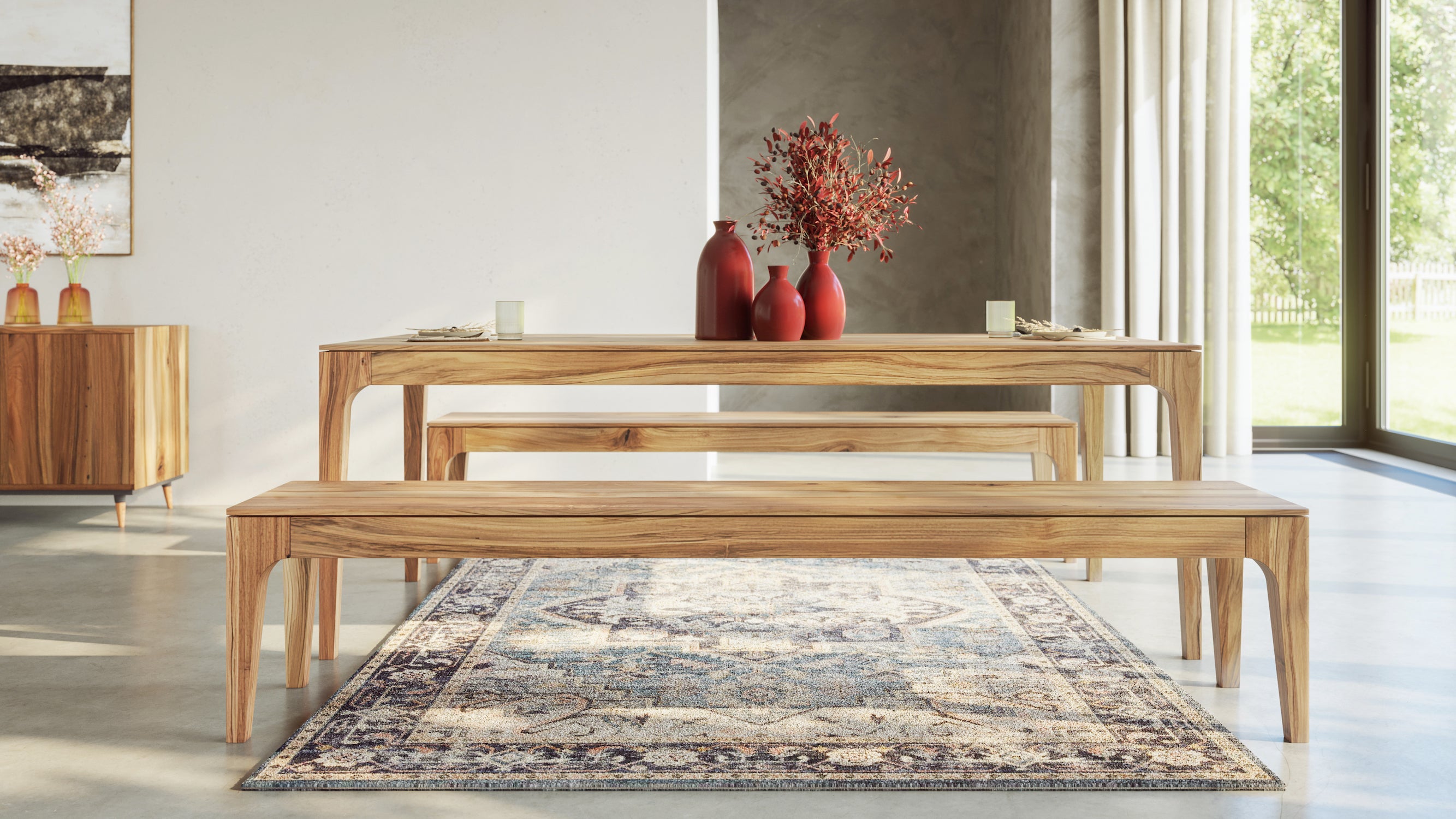 CAROLINA | Walnut Extendable Dining Table