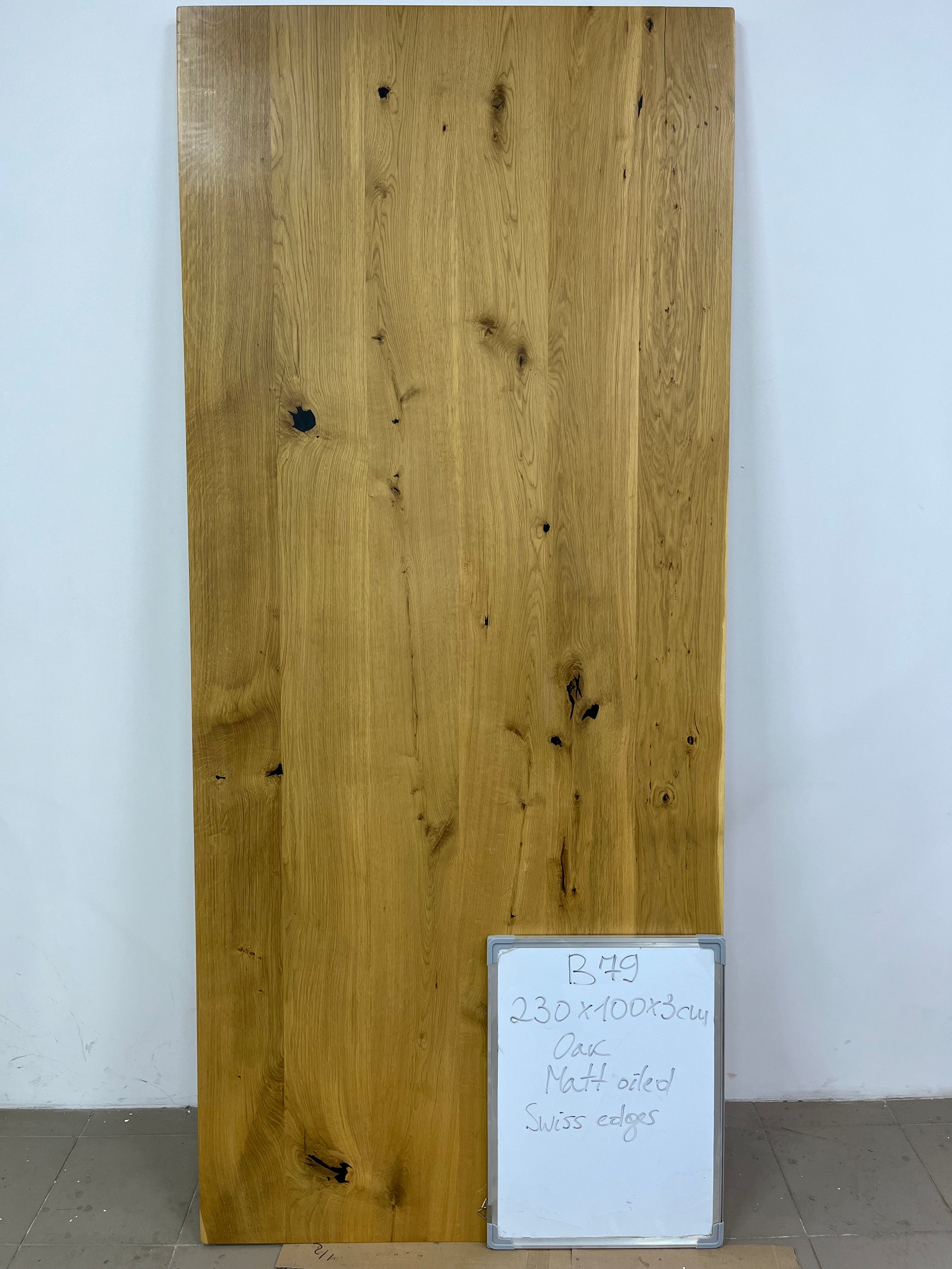 TABLE TOP | OAK | 230 x 100 x 3 cm | B79 Stock