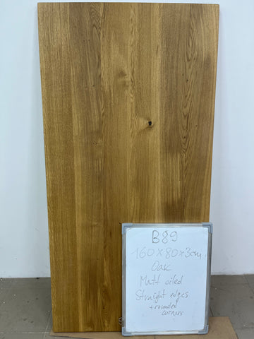 TABLE TOP | OAK | 160 x 80 x 3 cm | B89 Stock