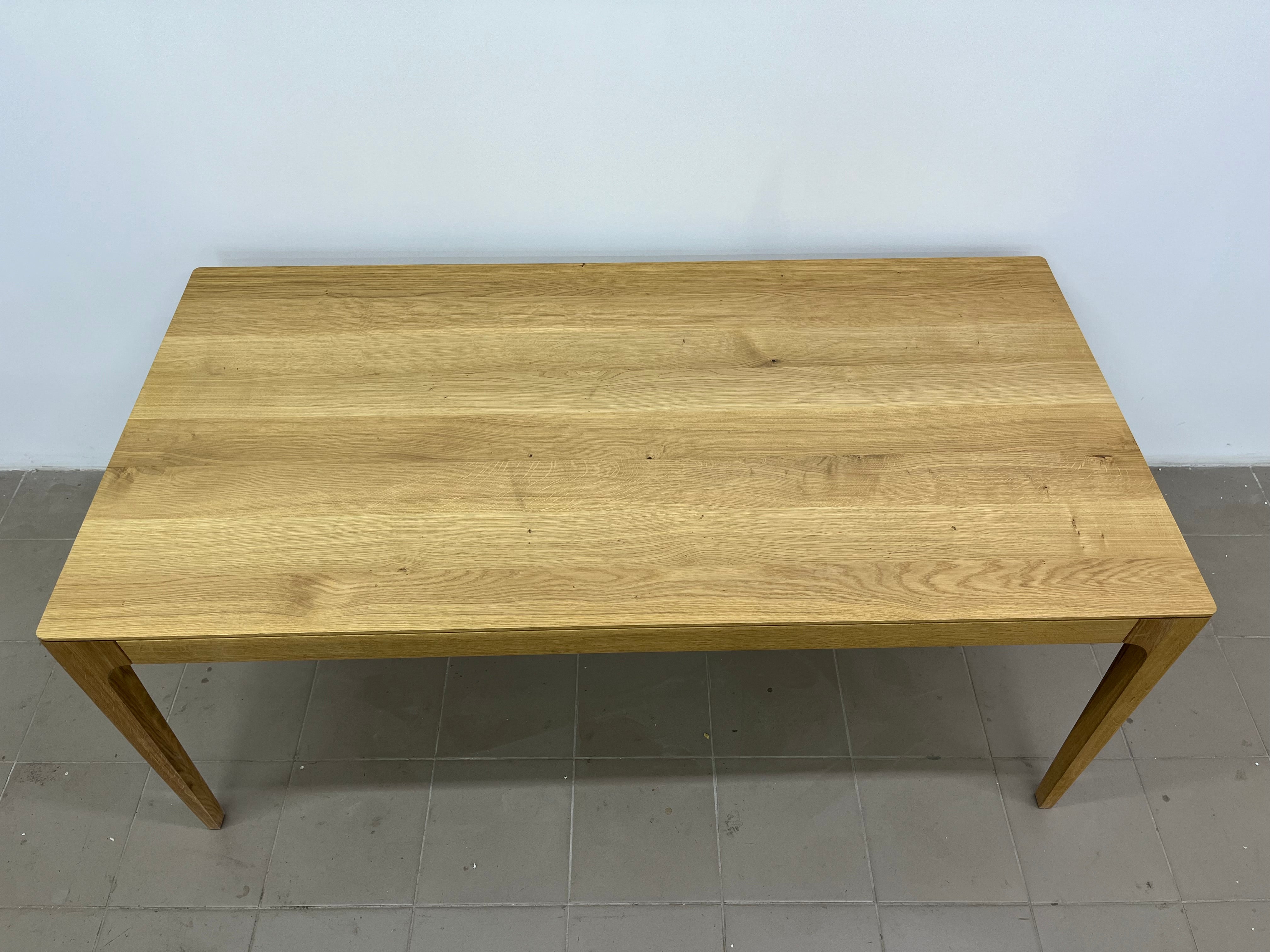 CAROLINA | Oak Table | 180 x 90 x 2 cm | B39 Stock