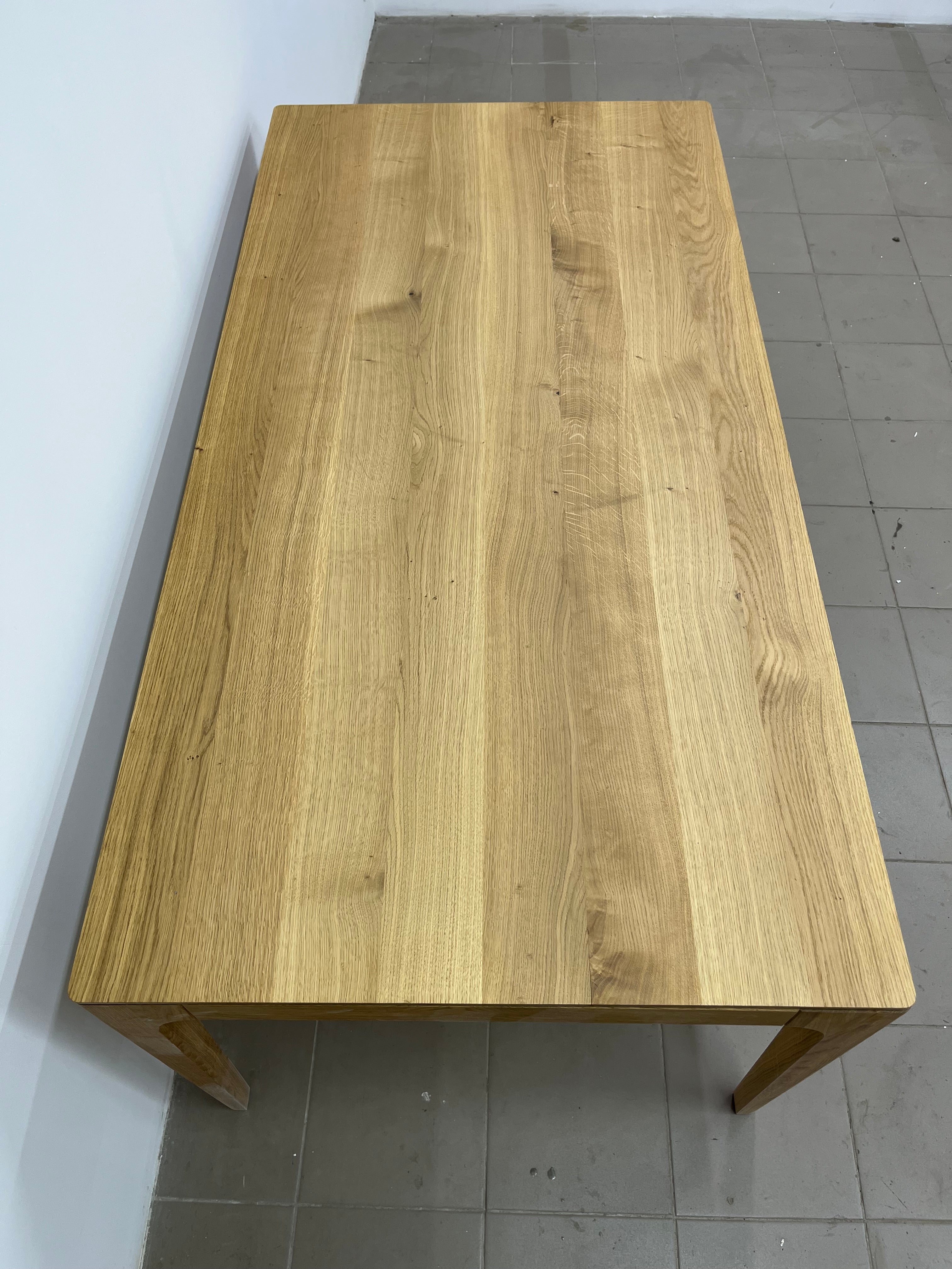 CAROLINA | Oak Table | 180 x 90 x 2 cm | B39 Stock