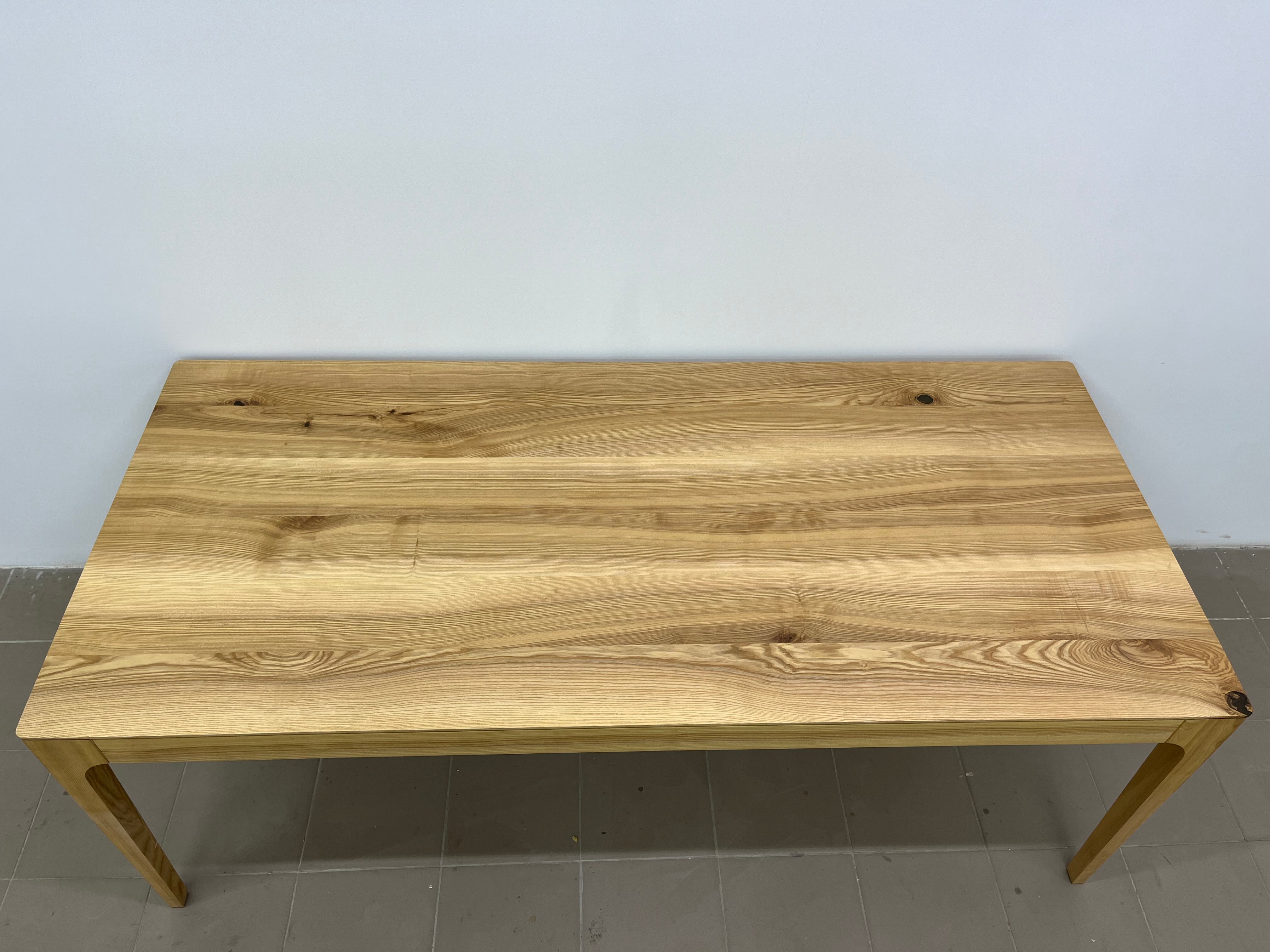 CAROLINA | Ash Table | 200 x 90 x 2 cm | B40 Stock