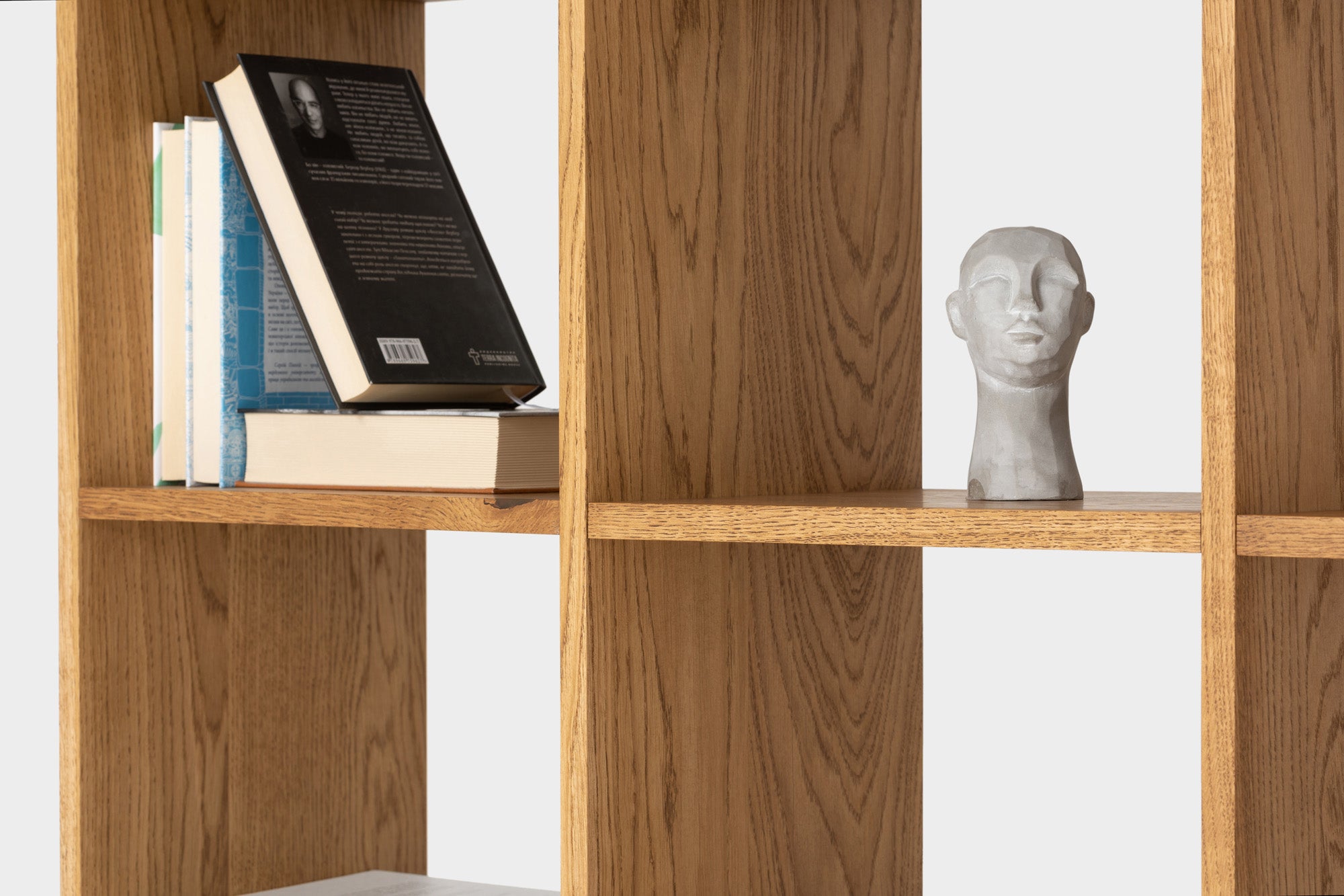 AGATA | Contemporary Oak Bookcase 160 x 260 cm