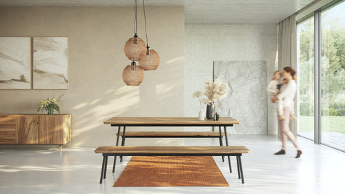 MARTA | Walnut Dining Bench image 2
