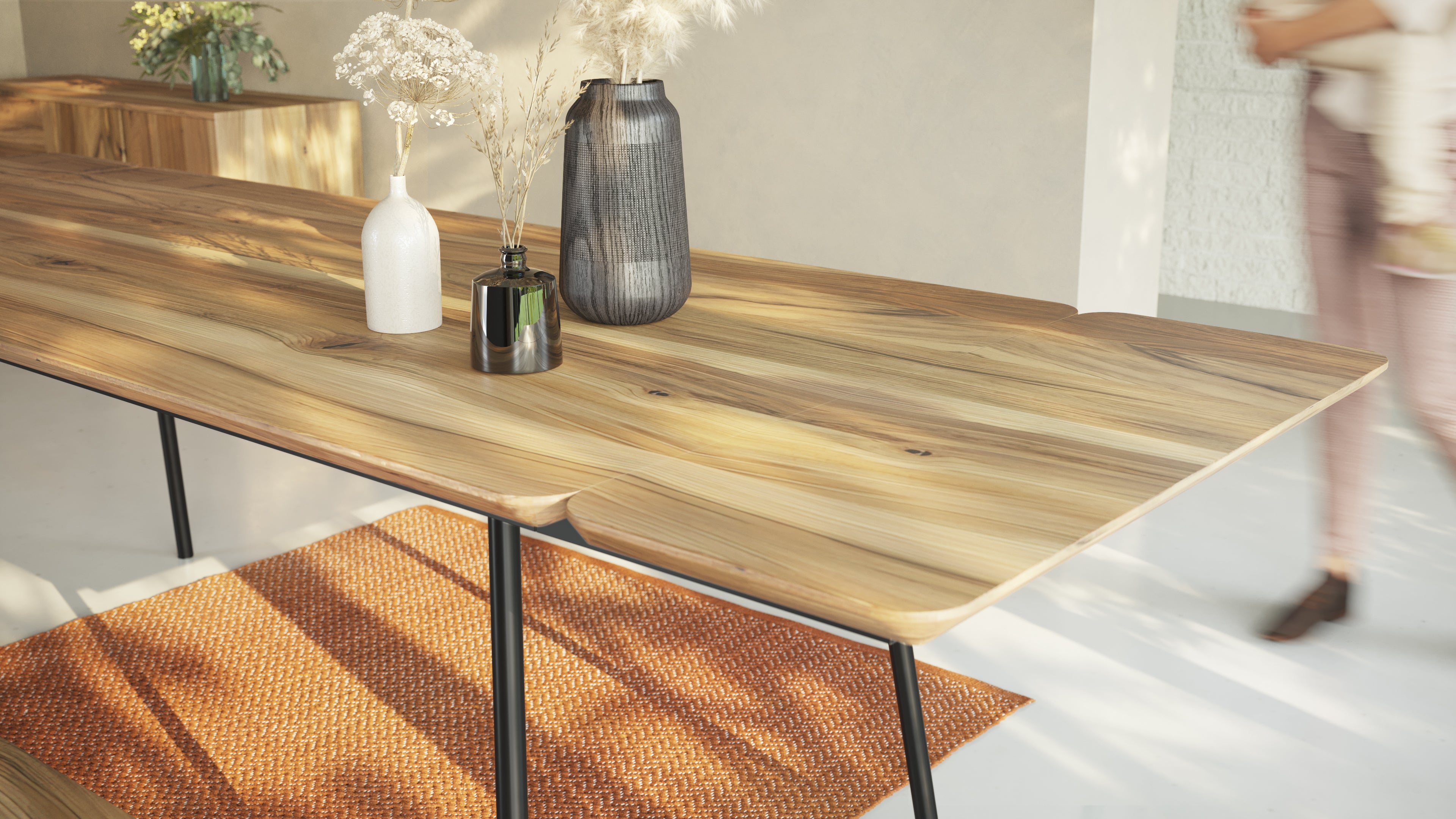 MARTA | Walnut Extendable Dining Table